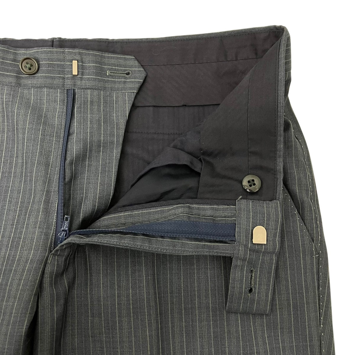 Paul Smith London×LORO PIANA ストライプセットアップスーツ 古着・中古-7枚目のアイテム画像