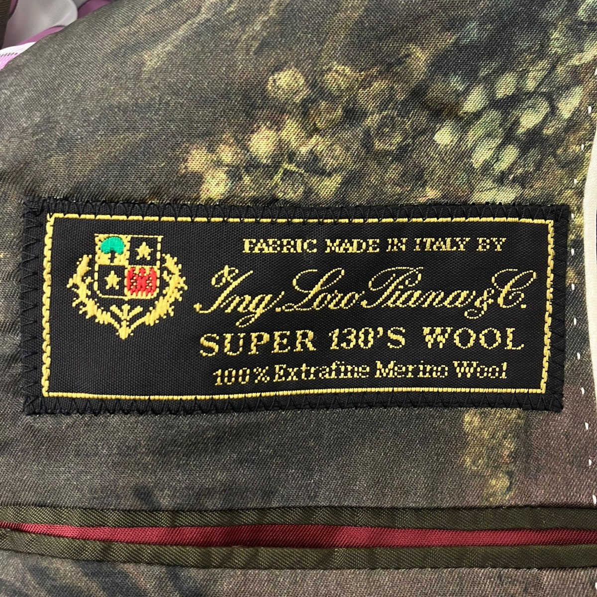 Paul Smith London×LORO PIANA ストライプセットアップスーツ 古着・中古-9枚目のアイテム画像