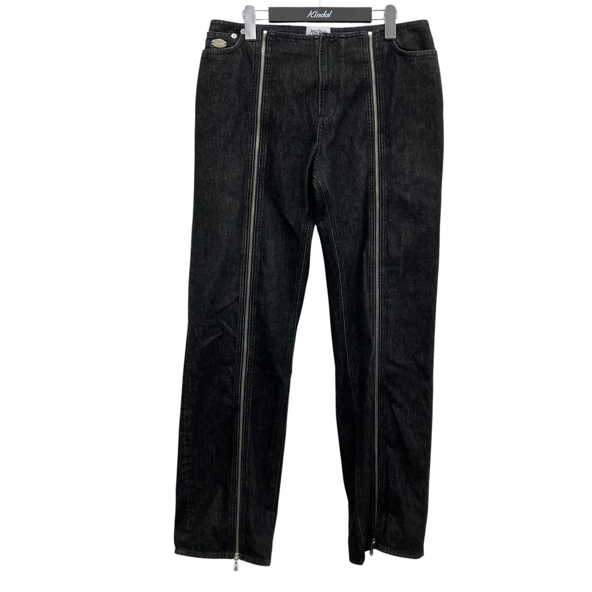 Black Zipped Jeans フロントジップデザインデニム