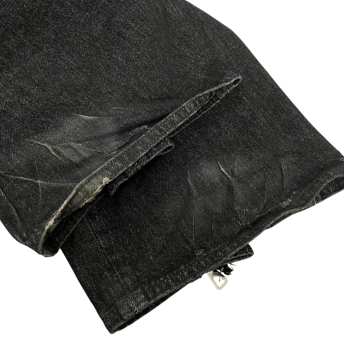 Black Zipped Jeans フロントジップデザインデニム