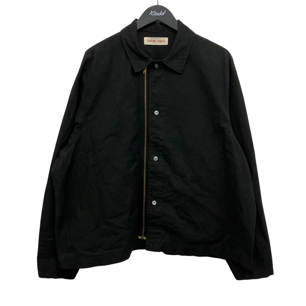 barbell object zipper sb ジップアップリネン混ジャケット 古着・中古-1枚目のアイテム画像