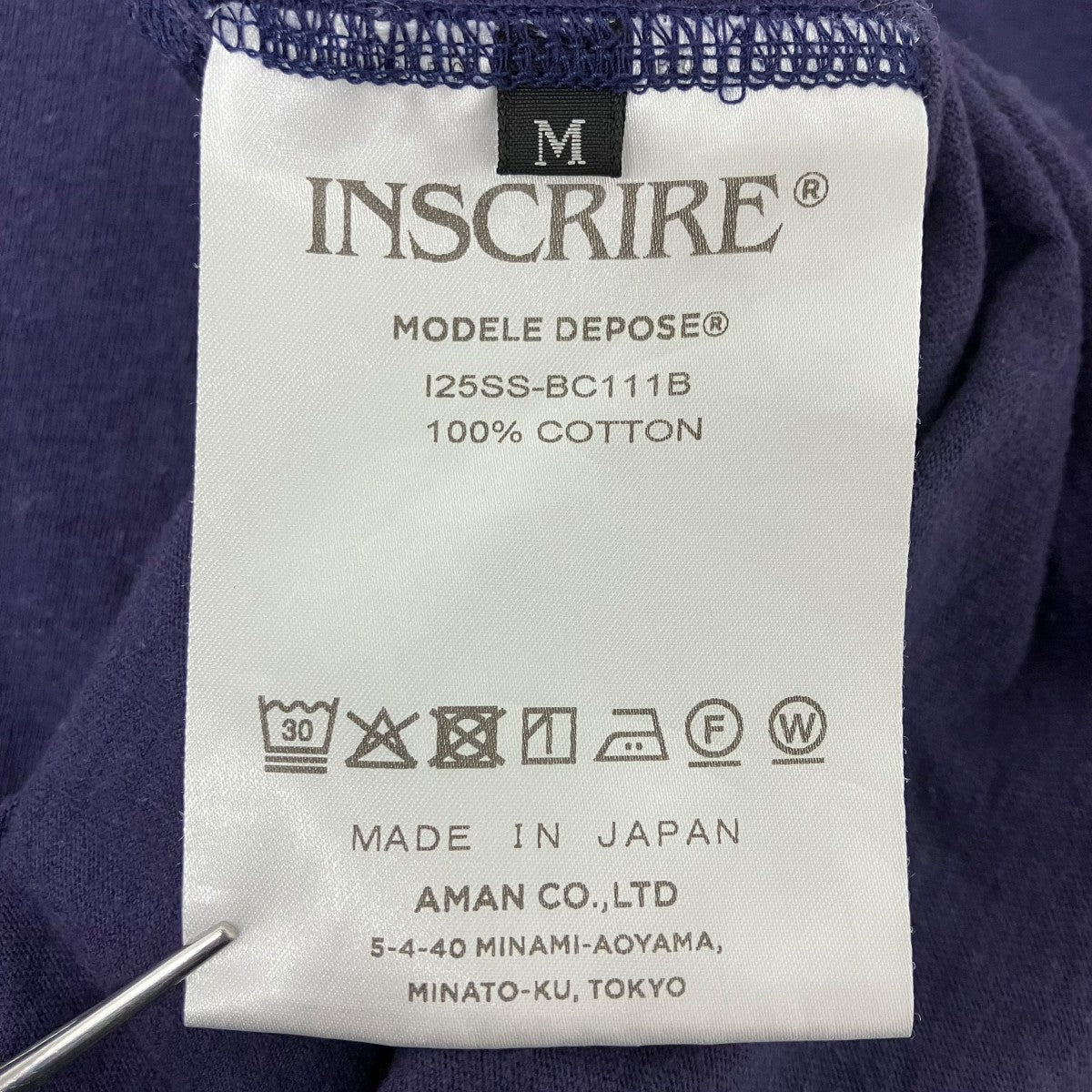 INSCRIRE Print Tee プリントTシャツ 古着・中古-5枚目のアイテム画像
