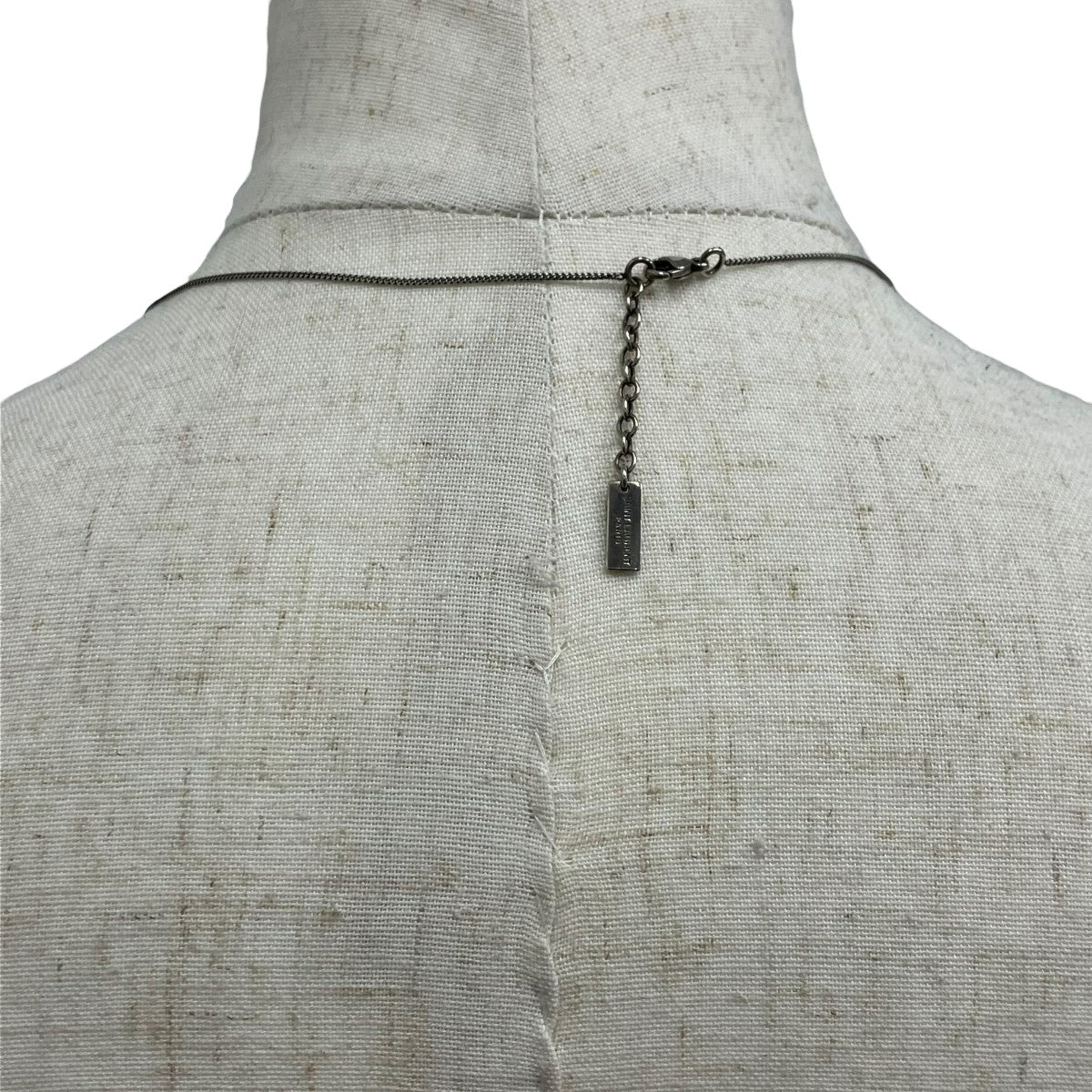Saint Laurent Paris オーバルペンダントネックレス 古着・中古-2枚目のアイテム画像