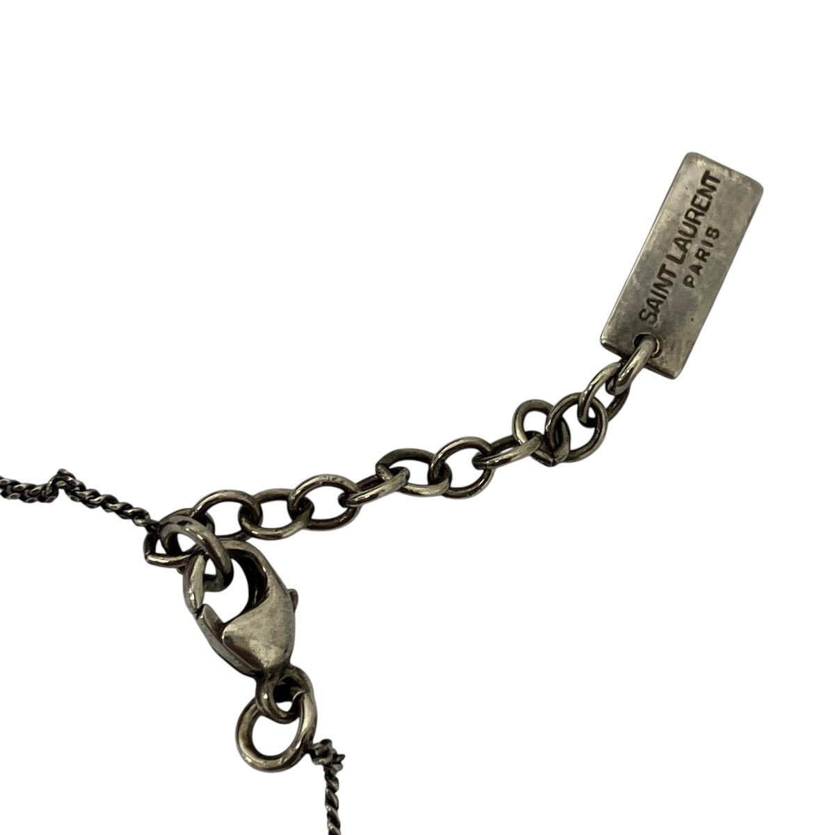 Saint Laurent Paris オーバルペンダントネックレス 古着・中古-6枚目のアイテム画像