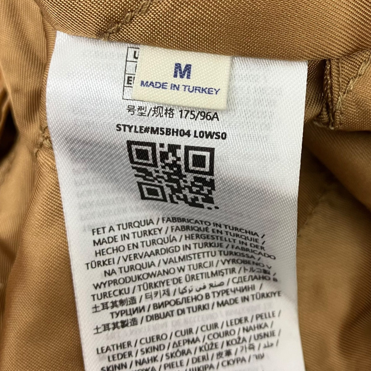GUESS シワ加工レザーシャツジャケット 古着・中古-5枚目のアイテム画像