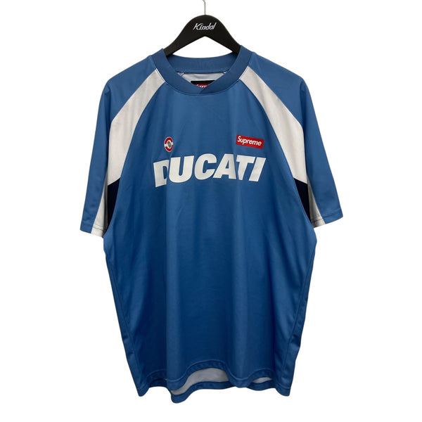 Supreme×Ducati ゲームシャツ ブルー サイズ L｜【公式】カインドオル