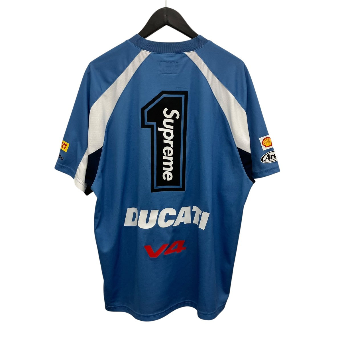 Supreme×Ducati ゲームシャツ ブルー サイズ L｜【公式】カインドオル