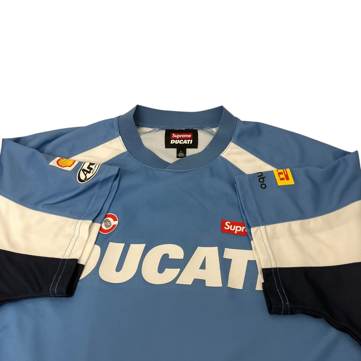 Supreme×Ducati ゲームシャツ ブルー サイズ L｜【公式】カインドオル