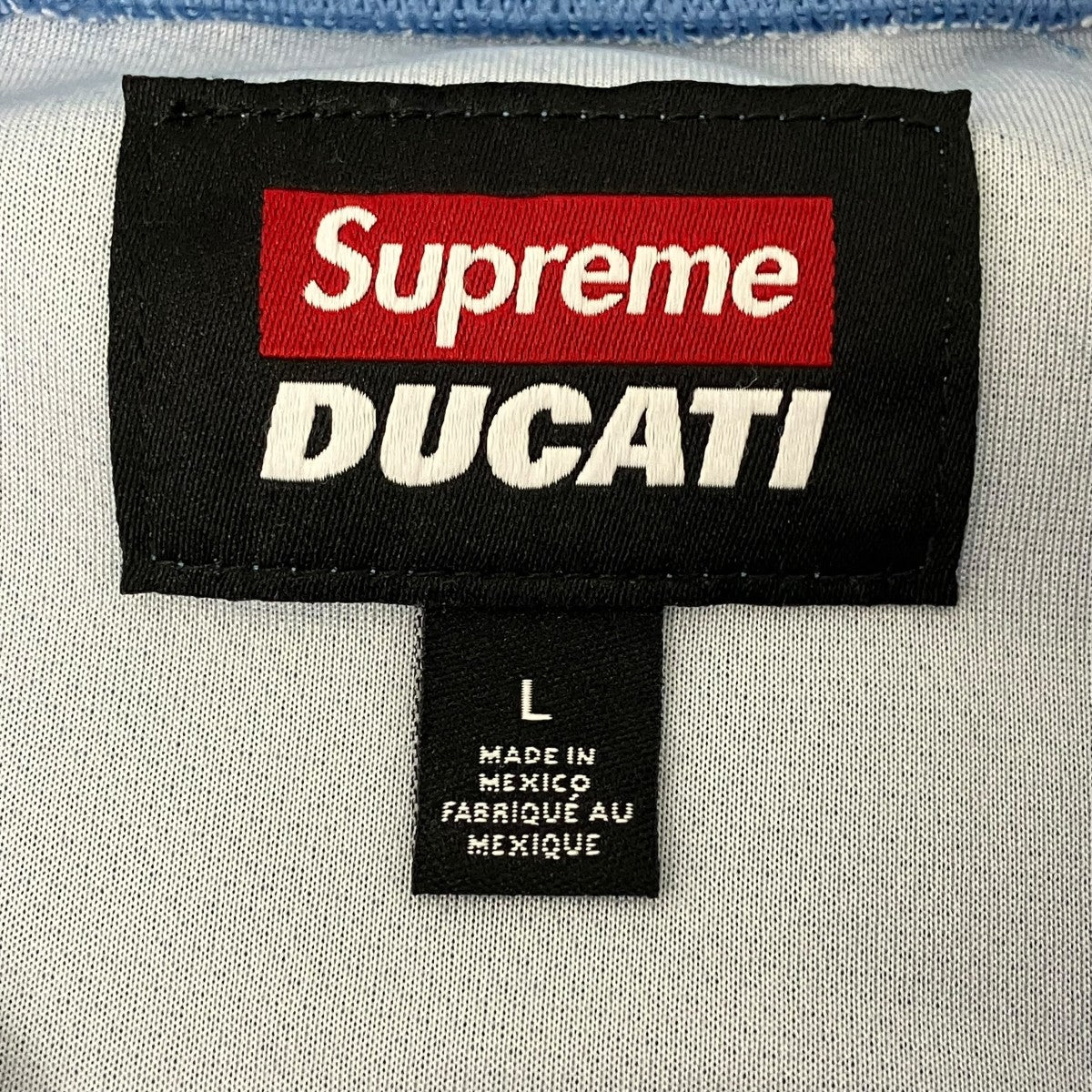 Supreme×Ducati ゲームシャツ ブルー サイズ L｜【公式】カインドオル