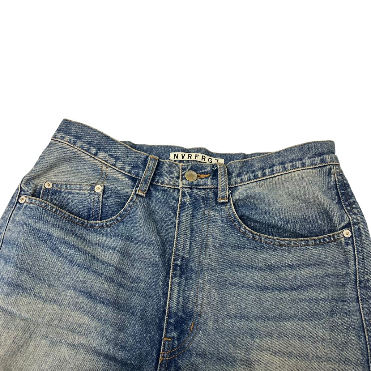 NVRFRGT(ネバーフォーゲット) ワイドデニムパンツ NF251P14B ブルー