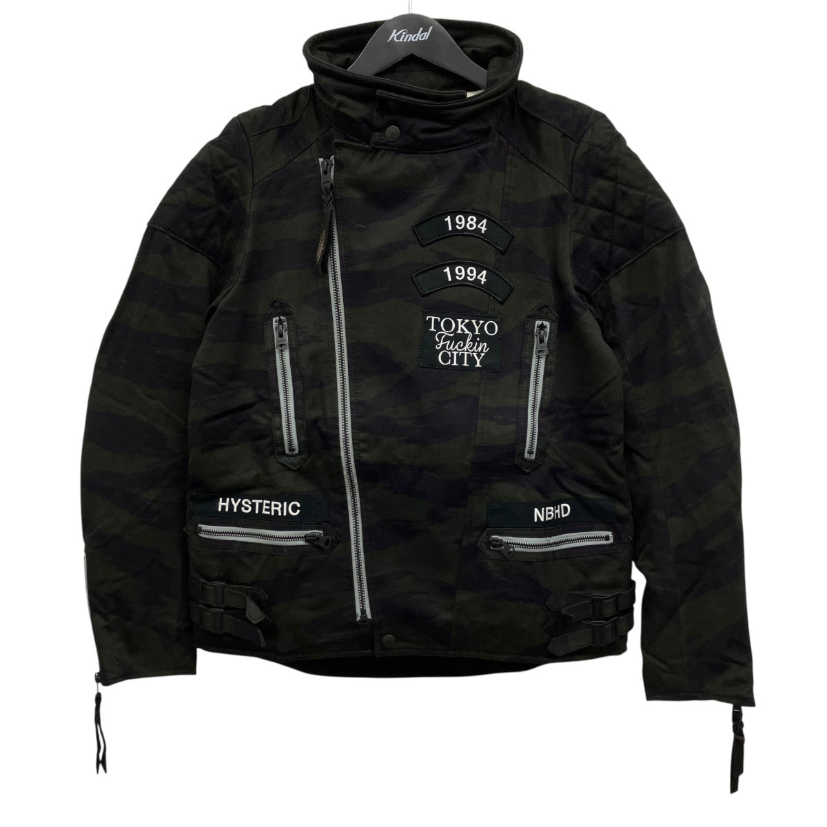 NEIGHBORHOOD×Hysteric Glamour ミリタリーライダースジャケット 古着・中古-1枚目のアイテム画像