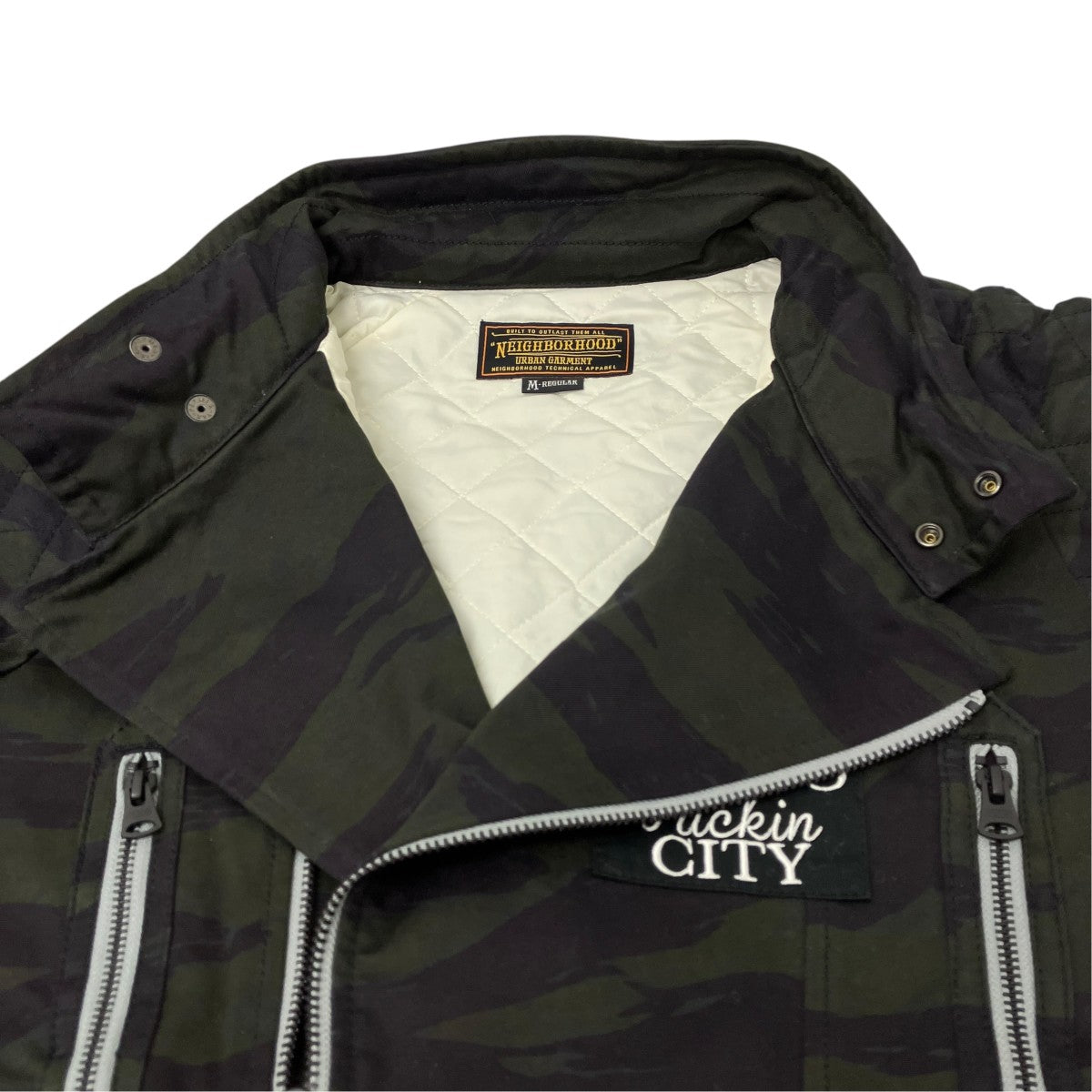 NEIGHBORHOOD×Hysteric Glamour ミリタリーライダースジャケット 古着・中古-4枚目のアイテム画像