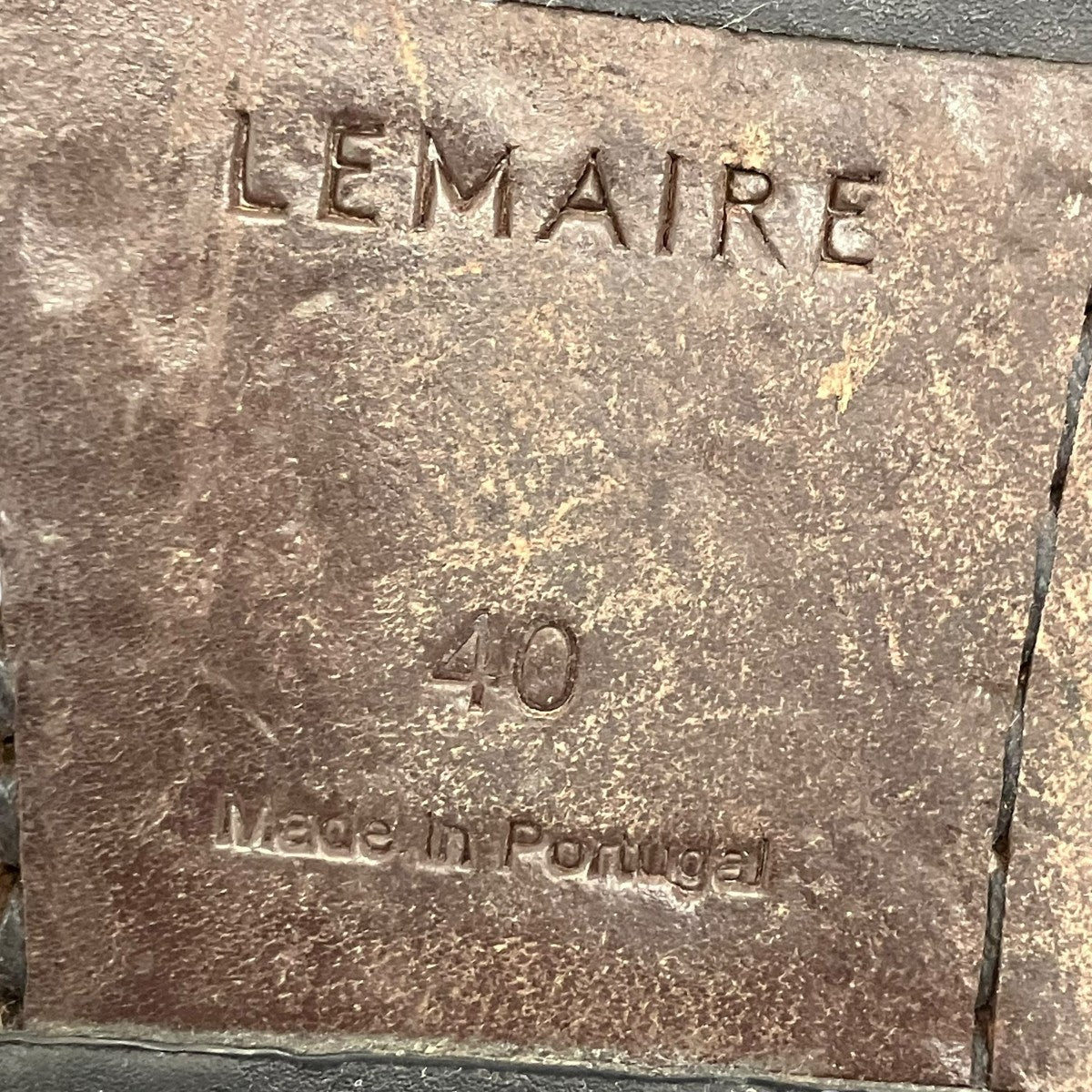 LEMAIRE フォールデッドミュール 古着・中古-9枚目のアイテム画像