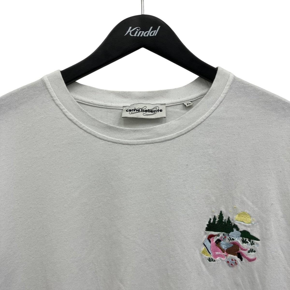 Carne Bollente エンブロイダリーデザインTシャツ 古着・中古-3枚目のアイテム画像