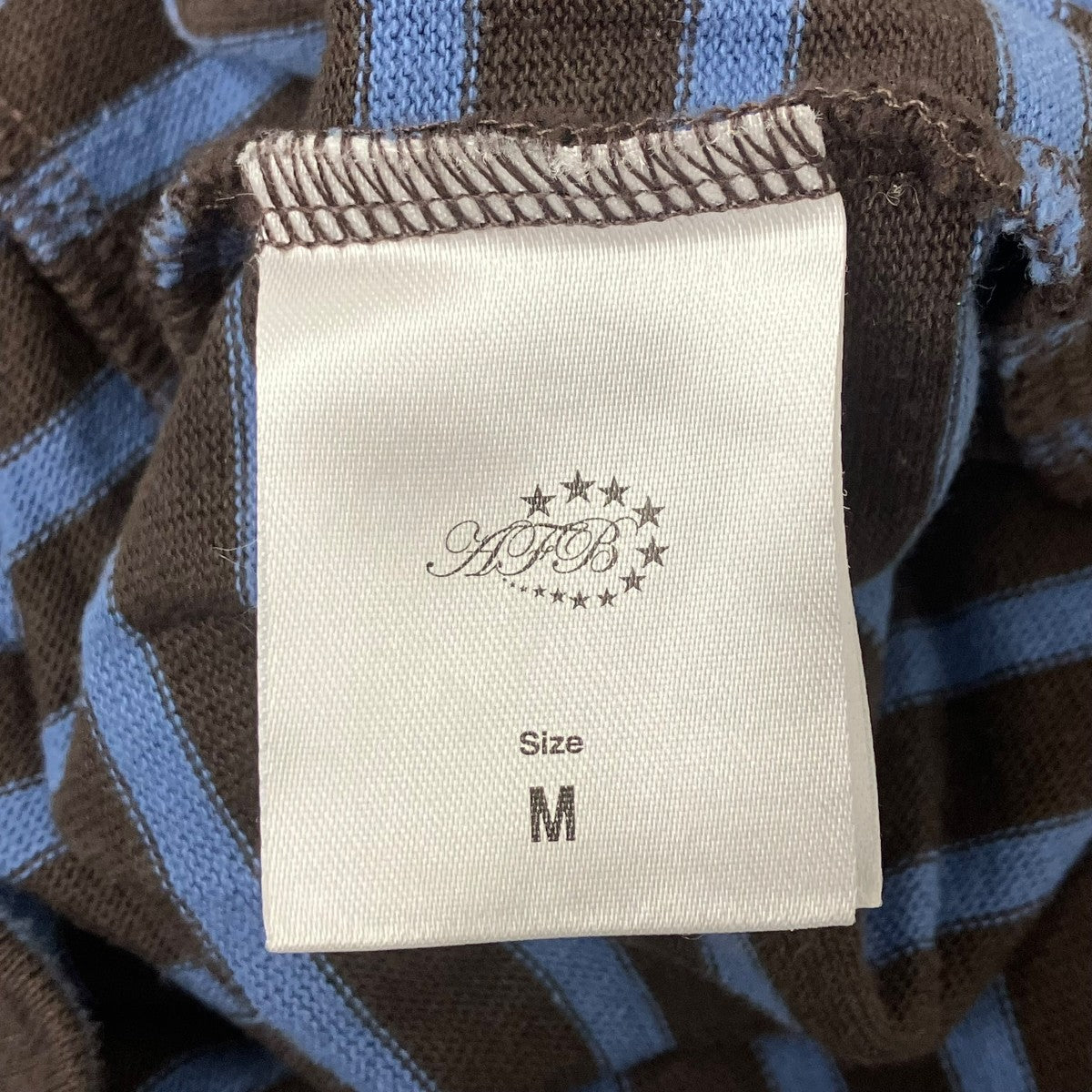AFB ボーダーカットソー 古着・中古-5枚目のアイテム画像
