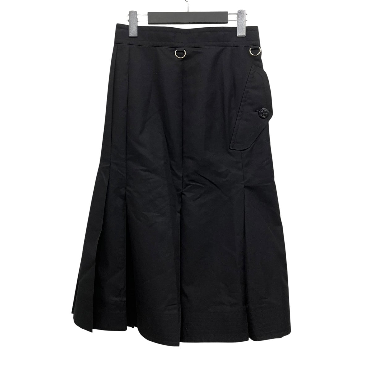 sacai Cotton Gabardine Skirt ロングスカート 古着・中古-2枚目のアイテム画像