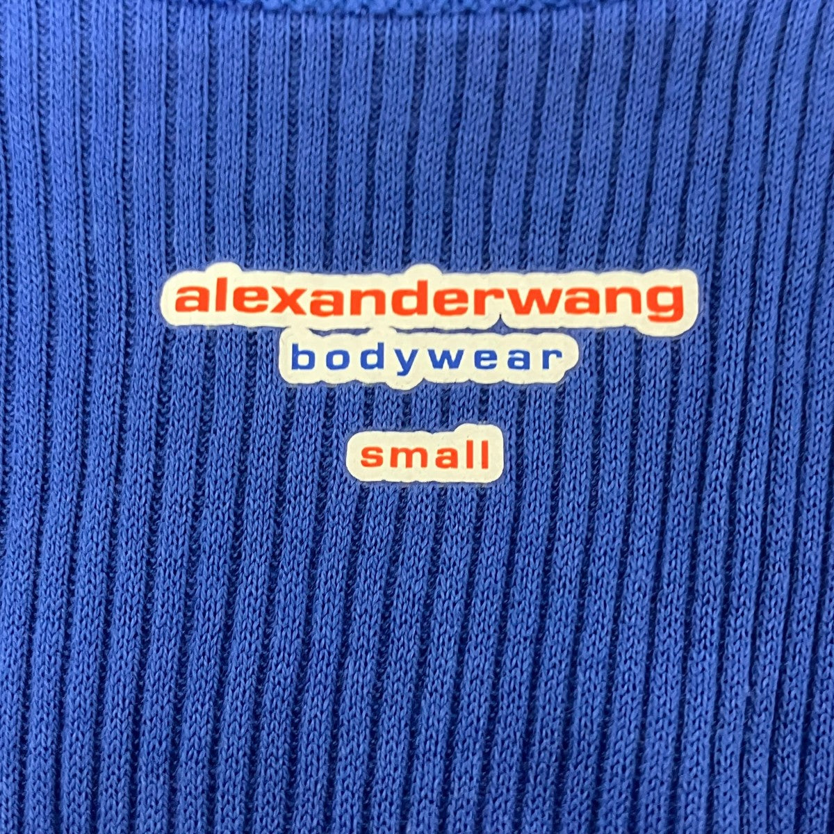 Alexander wang アレキサンダーワン　 メッシュ　タンクトップ alexanderwang アレキサンダーワング リブコットン タンクトップ BLACK