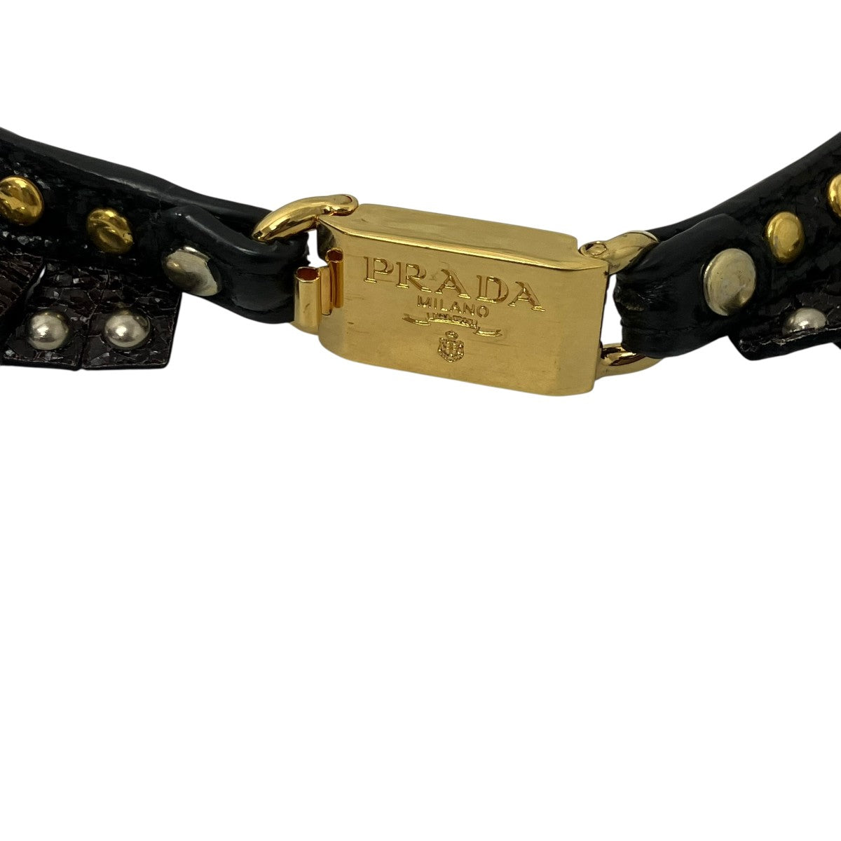PRADA レザーネックレス 古着・中古-5枚目のアイテム画像
