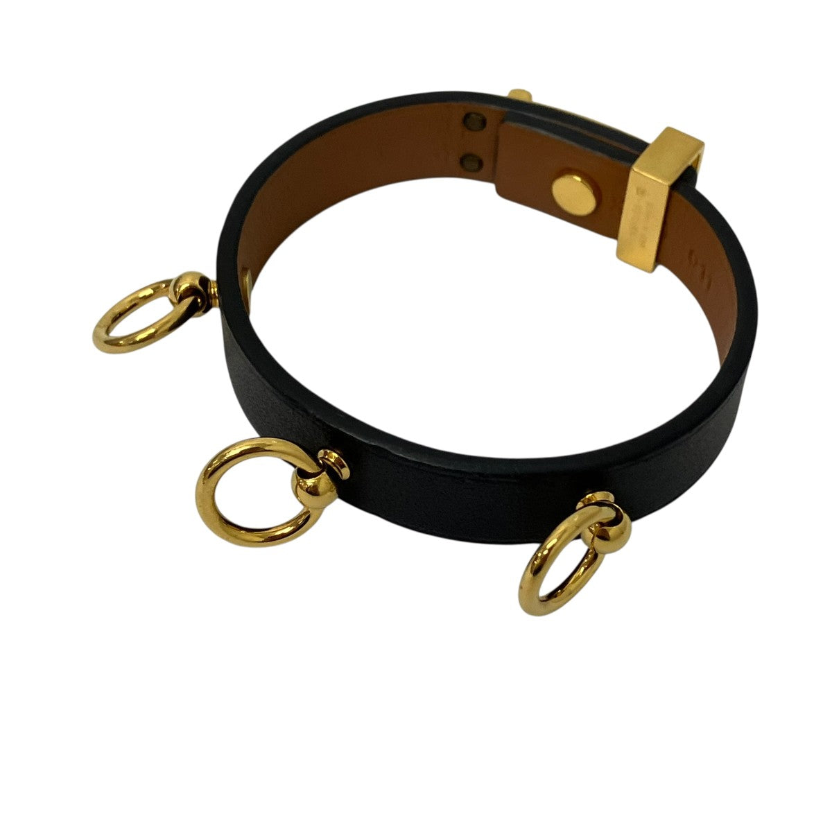 HERMES レザーブレスレット 古着・中古-1枚目のアイテム画像