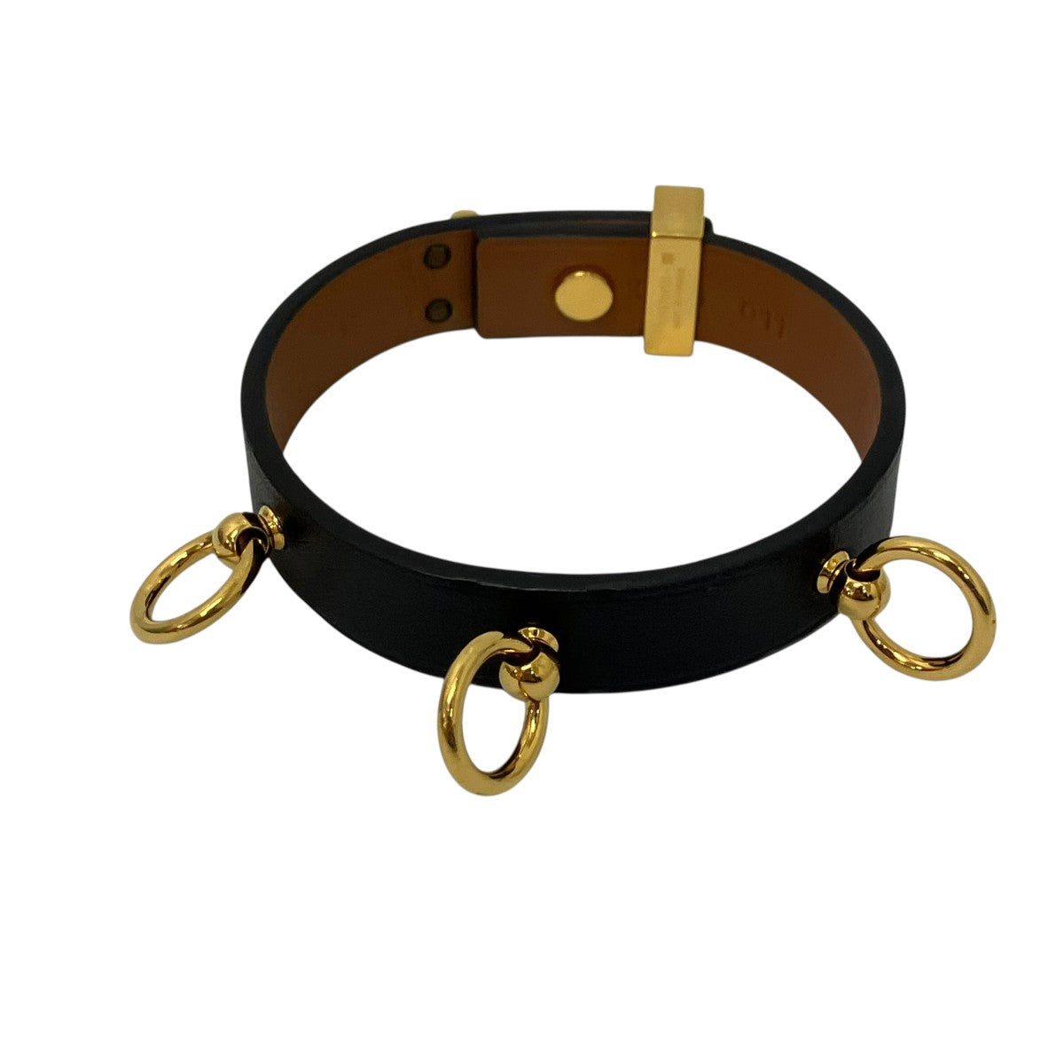 HERMES レザーブレスレット 古着・中古-2枚目のアイテム画像