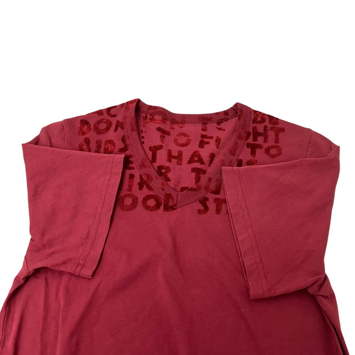 Maison Margiela VネックTシャツ 古着・中古-4枚目のアイテム画像
