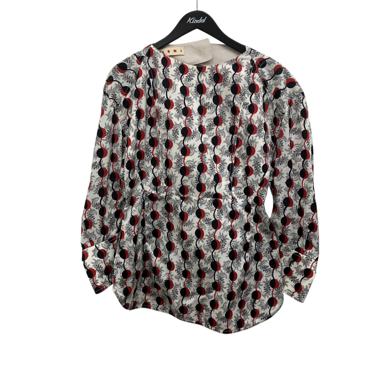 MARNI 総柄ブラウス 古着・中古-1枚目のアイテム画像