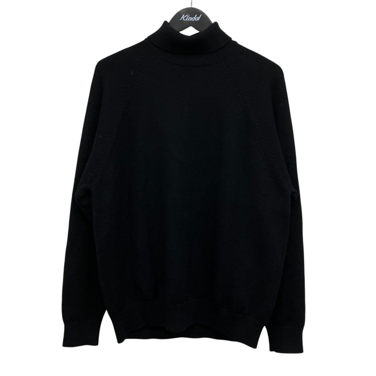 AGING WOOL RAGLAN SLEEVE TURTLE NECK タートルネックニット