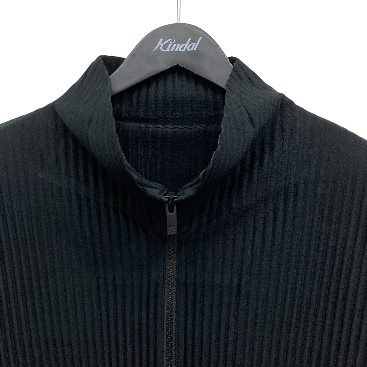 HOMME PLISSE ISSEY MIYAKE プリーツジップアップジャケット 古着・中古-3枚目のアイテム画像