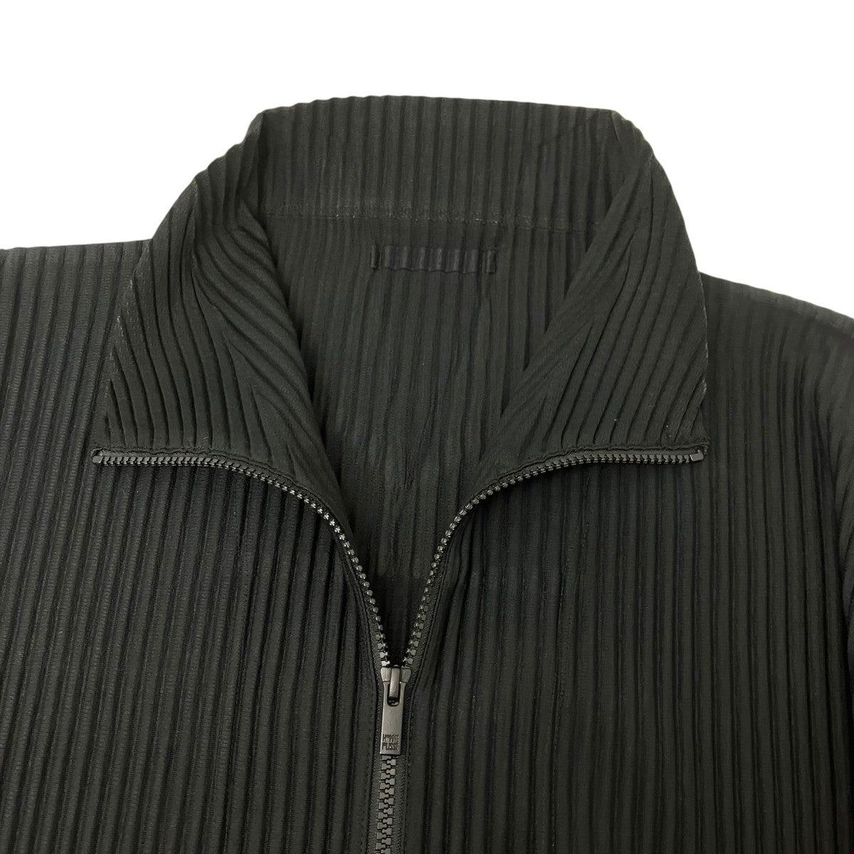HOMME PLISSE ISSEY MIYAKE プリーツジップアップジャケット 古着・中古-4枚目のアイテム画像