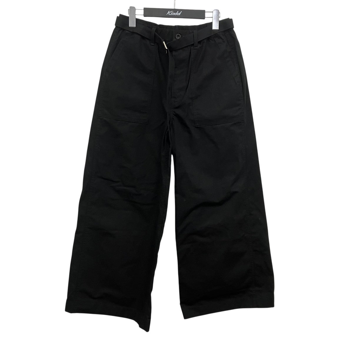 sacai ベルテッドワイドパンツ 古着・中古-1枚目のアイテム画像