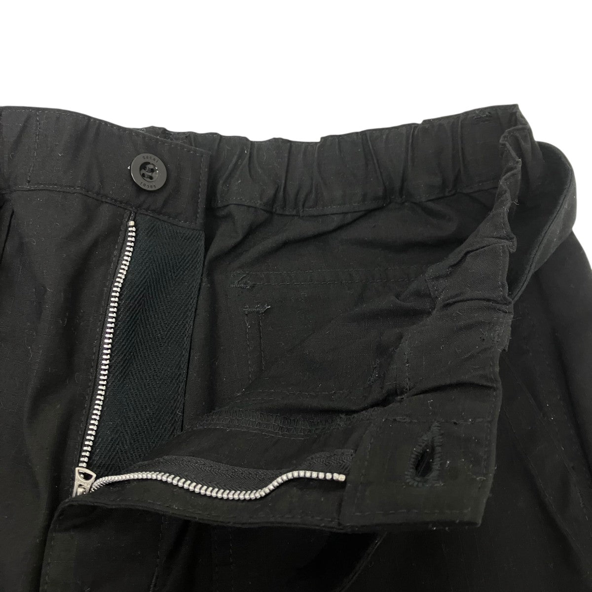 sacai ベルテッドワイドパンツ 古着・中古-4枚目のアイテム画像
