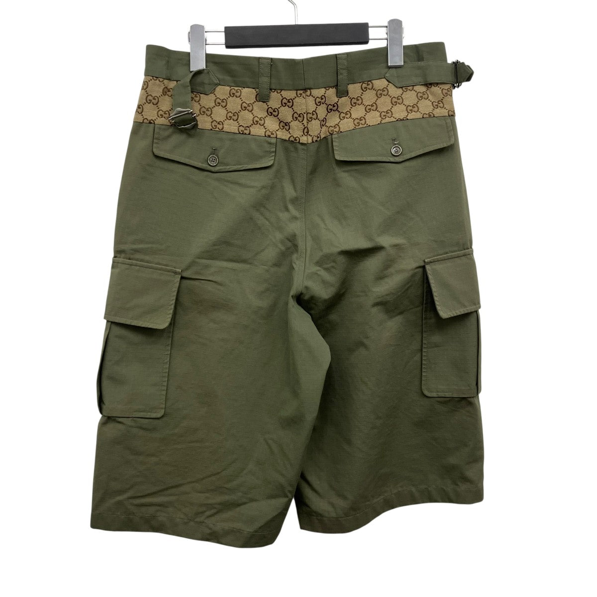 GUCCI モノグラムサイドロゴカーゴショーツ 古着・中古-2枚目のアイテム画像