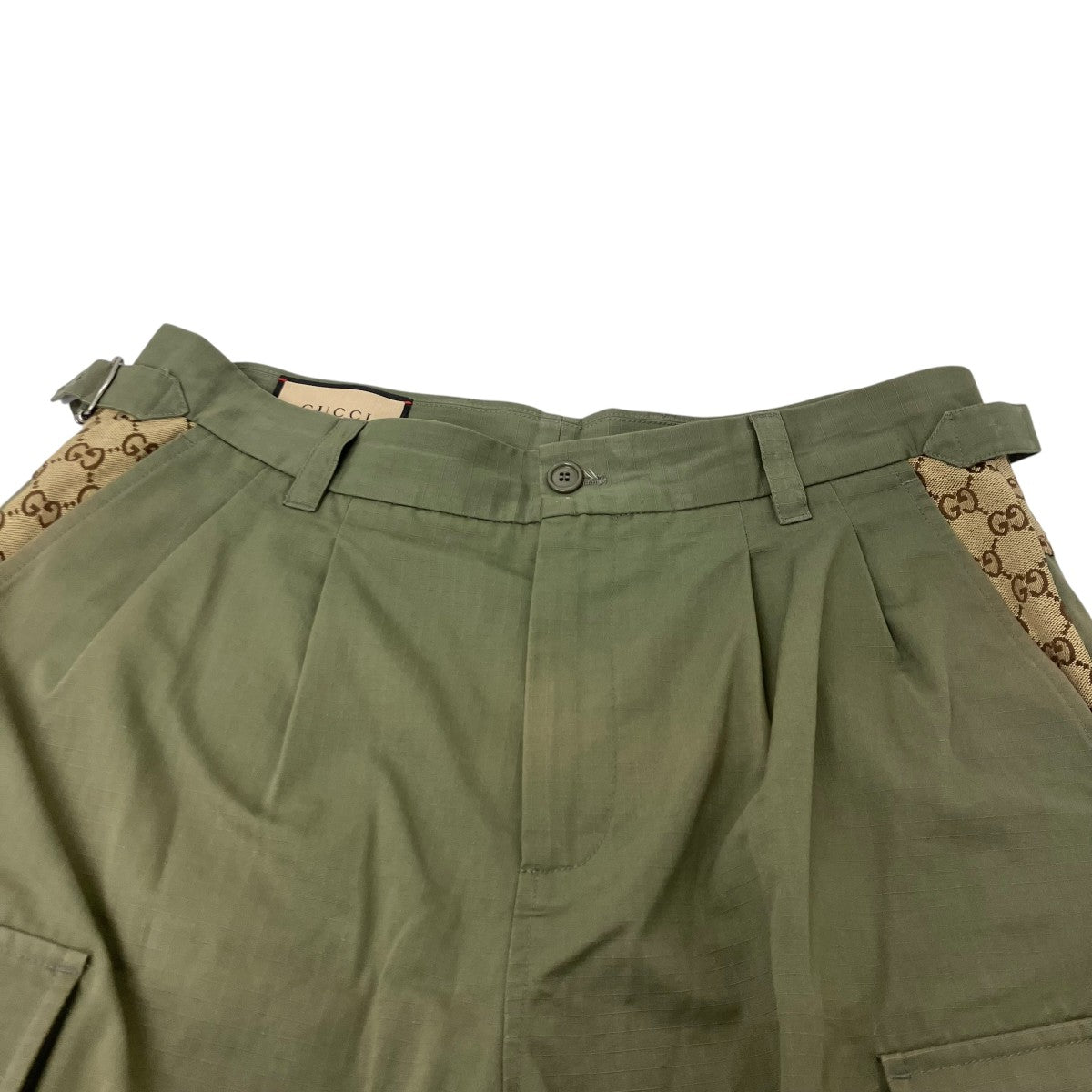 GUCCI モノグラムサイドロゴカーゴショーツ 古着・中古-3枚目のアイテム画像