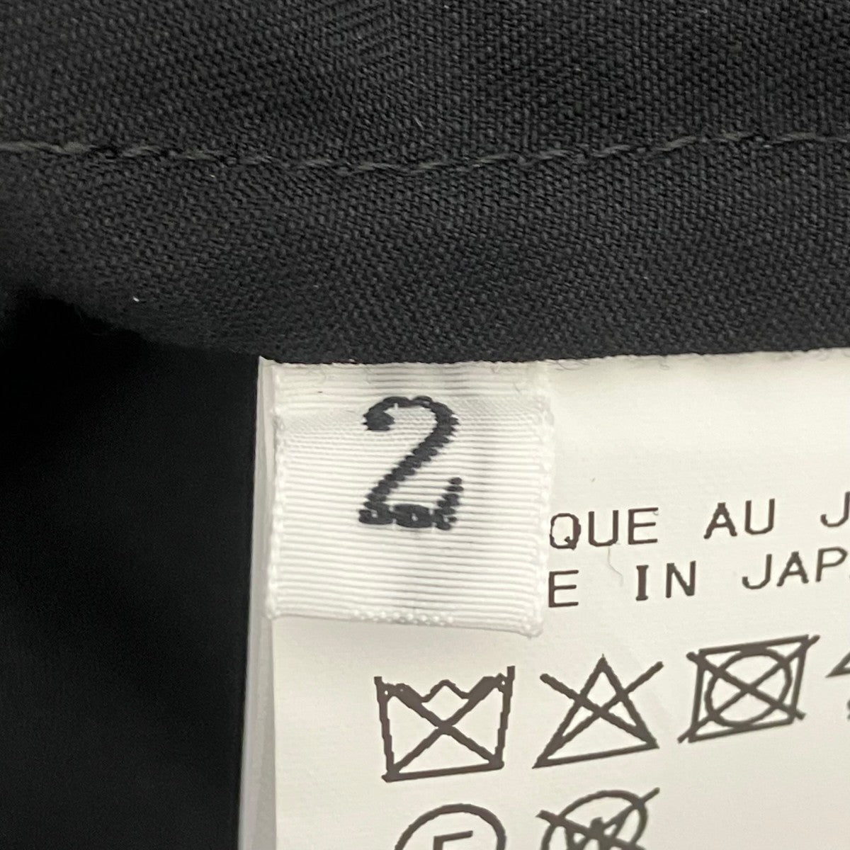 REGULATION Yohji Yamamoto バックボタンデザインシャツ 古着・中古-8枚目のアイテム画像