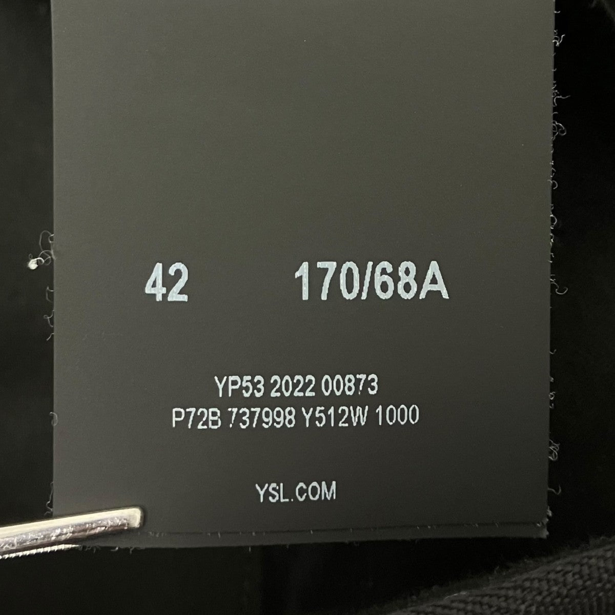Saint Laurent Paris タキシードスラックス 古着・中古-5枚目のアイテム画像