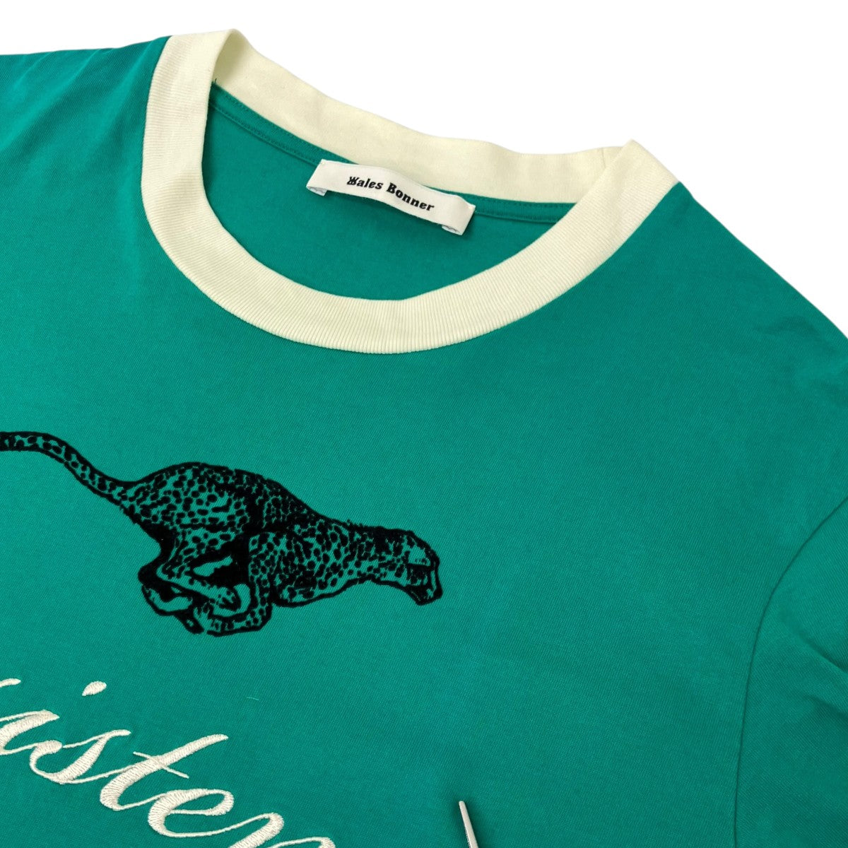 WALES BONNER PERSISTENCEエンブロイダリーデザインTシャツ 古着・中古-4枚目のアイテム画像