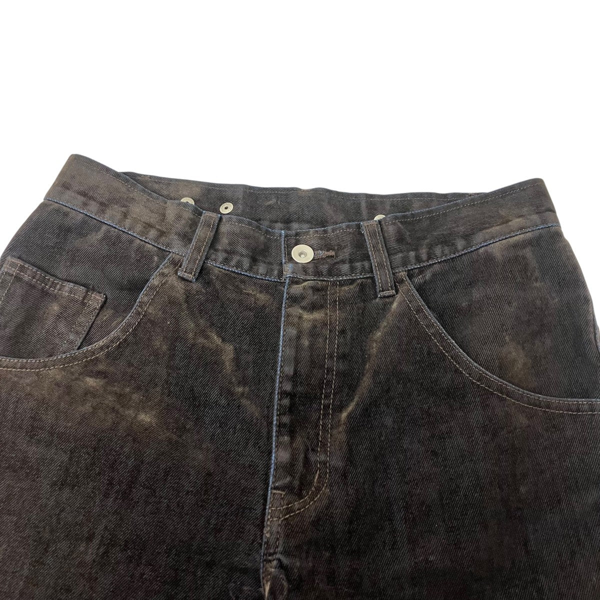 Adam et Rope ルーズフィットアジャストデニム 古着・中古-3枚目のアイテム画像