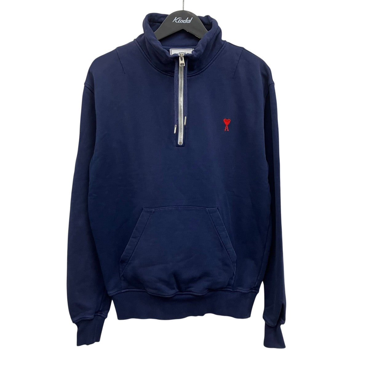 AMI PARIS ハーフジップスウェット 古着・中古-1枚目のアイテム画像