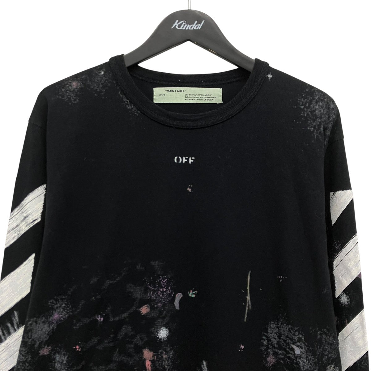 OFFWHITE ギャラクシーロングスリーブTシャツ 古着・中古-3枚目のアイテム画像