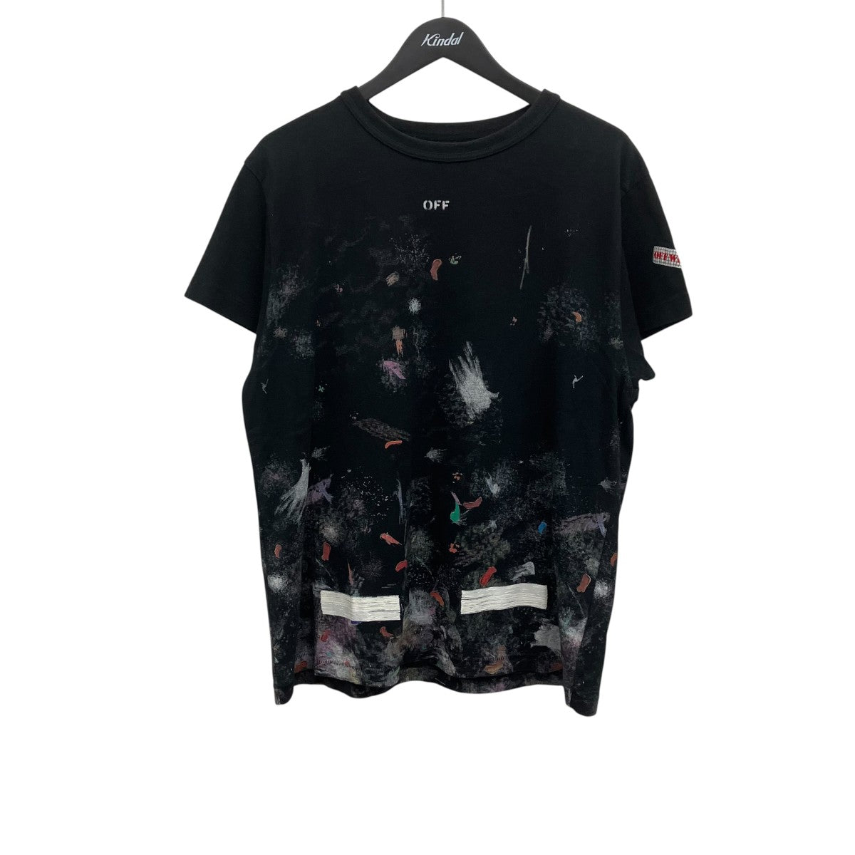 OFFWHITE ギャラクシープリントTシャツ 古着・中古-1枚目のアイテム画像