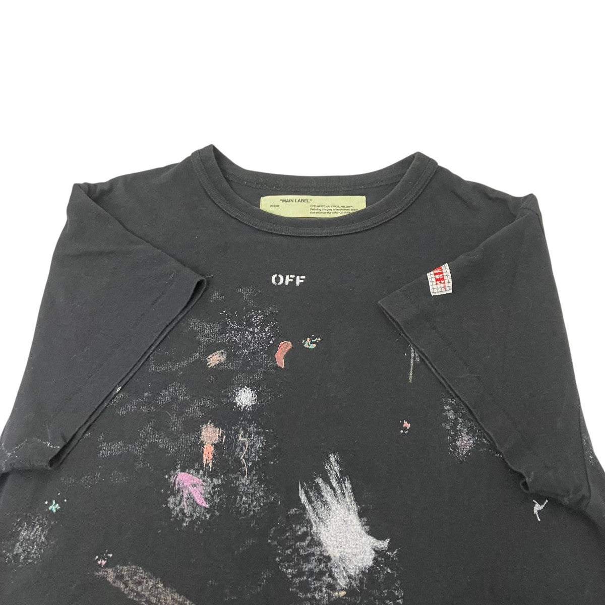 OFFWHITE ギャラクシープリントTシャツ 古着・中古-4枚目のアイテム画像