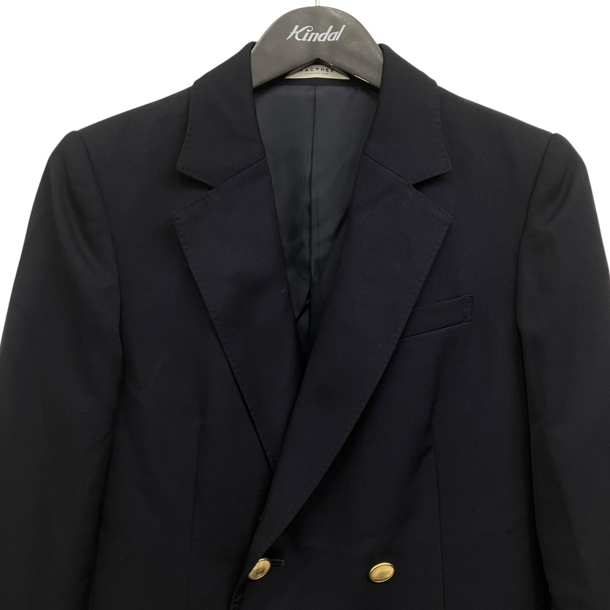 MACPHEE ウールギャバジン ダブルブレストジャケット 古着・中古-3枚目のアイテム画像