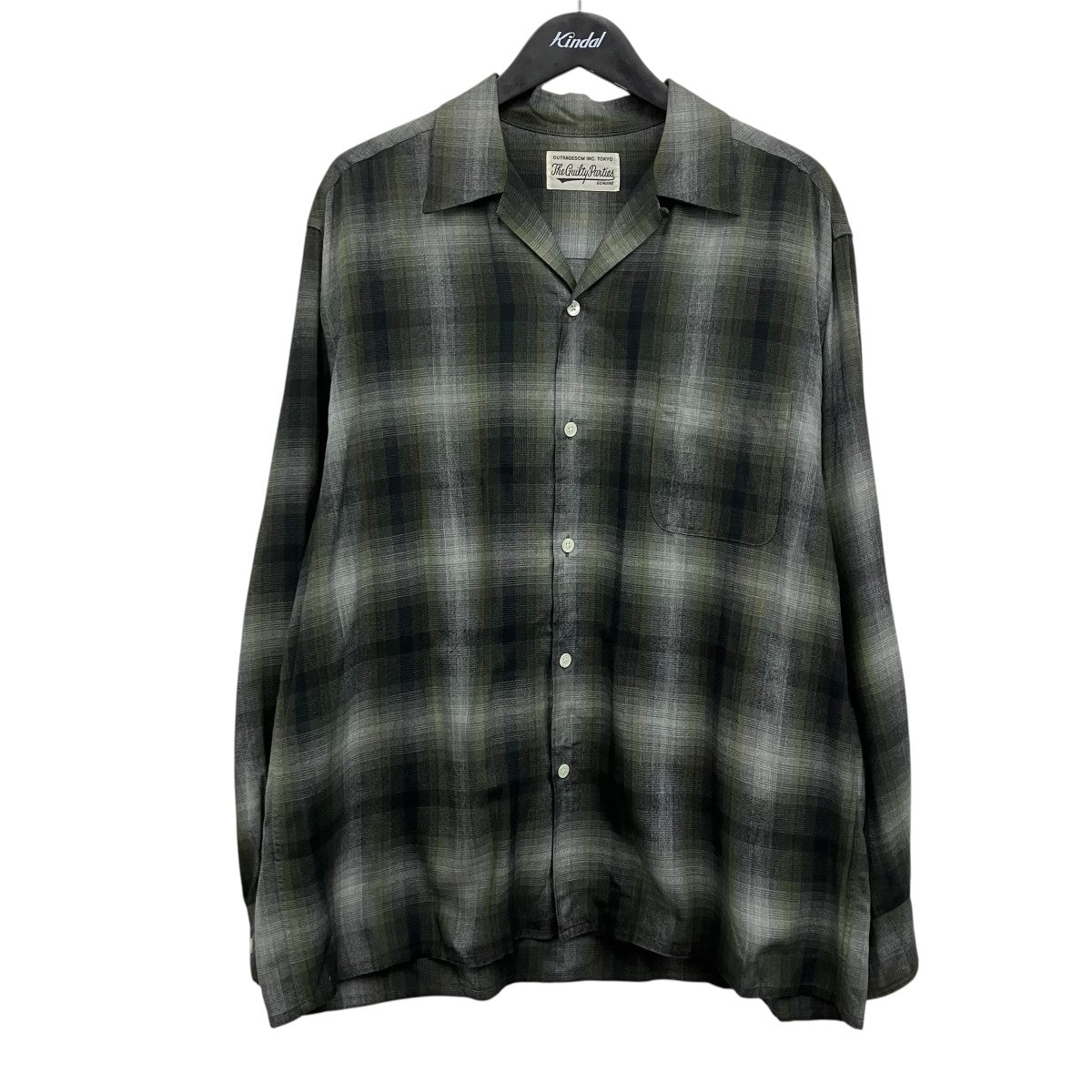 WACKO MARIA オンブレチェックシャツ 古着・中古-1枚目のアイテム画像