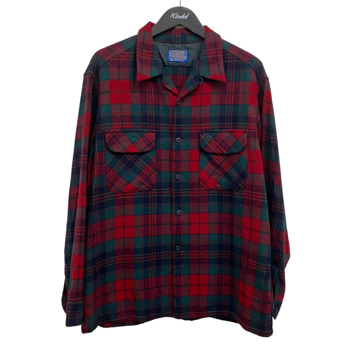 PENDLETON ウールチェックシャツ 古着・中古-1枚目のアイテム画像