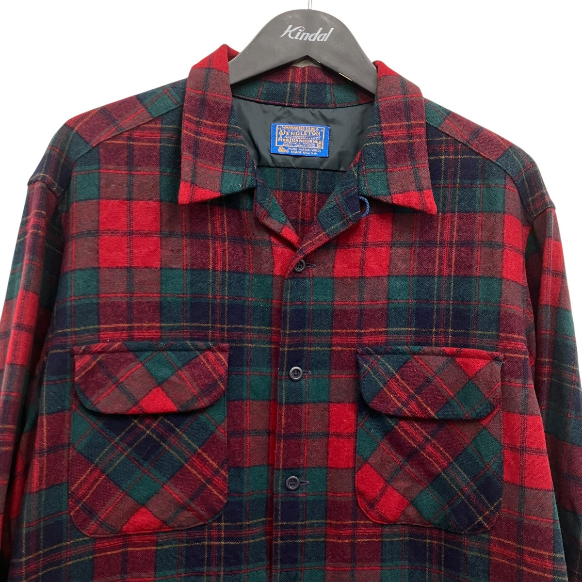 PENDLETON ウールチェックシャツ 古着・中古-3枚目のアイテム画像