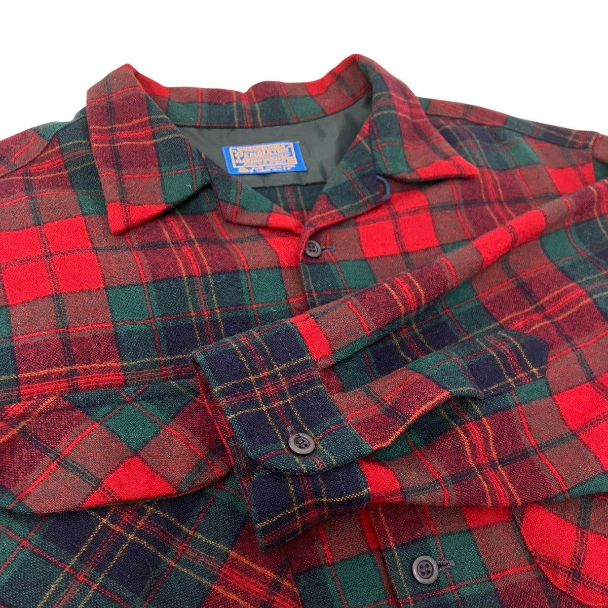 PENDLETON ウールチェックシャツ 古着・中古-4枚目のアイテム画像