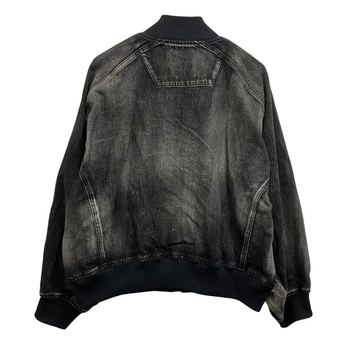 ANCELLM DENIM BOMBER JACKET ボンバージャケット 古着・中古-2枚目のアイテム画像