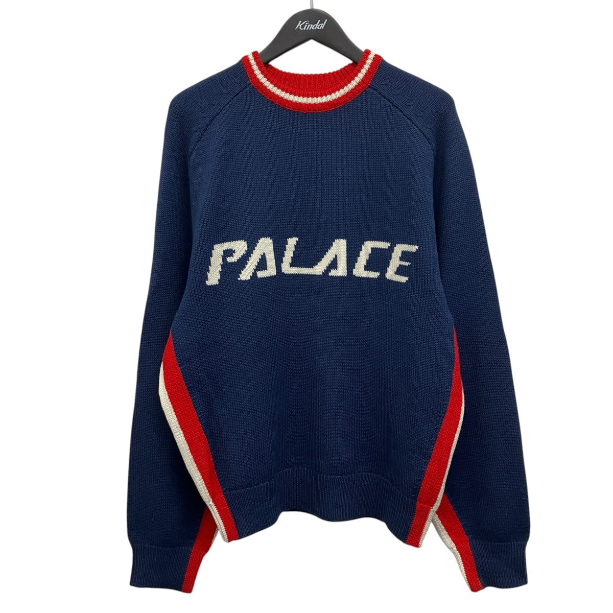 PALACE トリコカラーニット 古着・中古-1枚目のアイテム画像