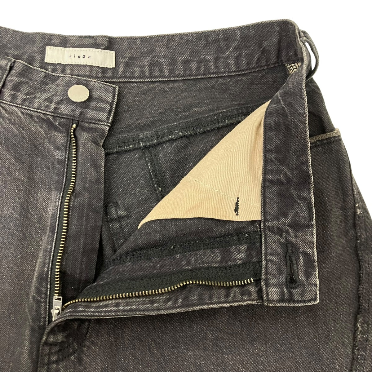 JIEDA CROPPED LOOSE FIT DENIM デニムショートパンツ 古着・中古-3枚目のアイテム画像