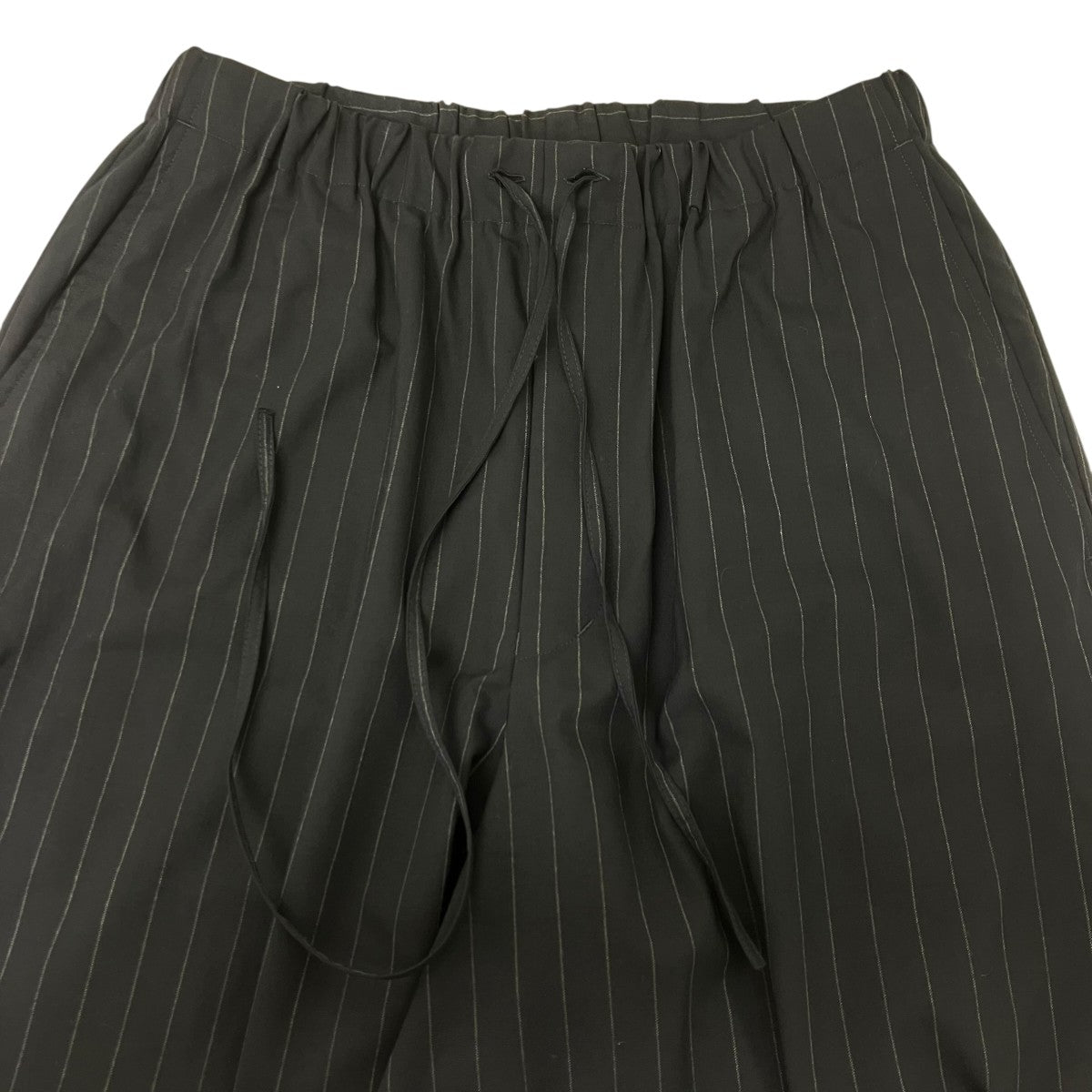 COCOON WIDE EASY PANTS ストライプワイドイージーパンツ